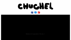 What Chuchel.net website looked like in 2017 (8 years ago)