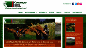 What Conveagro.org.pe website looked like in 2017 (6 years ago)