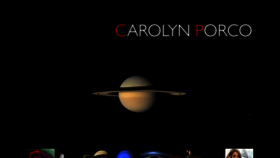 What Carolynporco.com website looked like in 2017 (6 years ago)