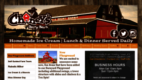What Chaneysdairybarn.com website looked like in 2017 (6 years ago)