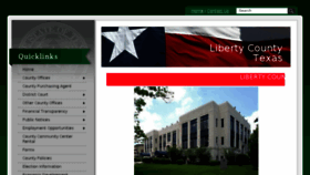 What Co.liberty.tx.us website looked like in 2017 (6 years ago)