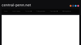 What Central-penn.net website looked like in 2017 (6 years ago)
