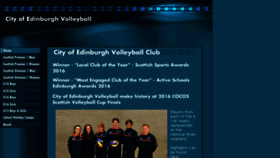 What Cityofedinburghvolleyball.co.uk website looked like in 2017 (6 years ago)