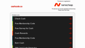 What Cashcode.co website looked like in 2017 (6 years ago)