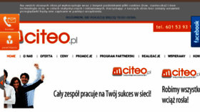 What Citeo.pl website looked like in 2017 (6 years ago)