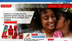 What Colgate.fr website looked like in 2017 (6 years ago)