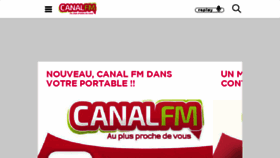 What Canalfm.fr website looked like in 2017 (6 years ago)