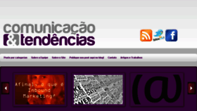 What Comunicacaoetendencias.com.br website looked like in 2017 (6 years ago)