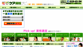 What Careshikaku.com website looked like in 2017 (6 years ago)