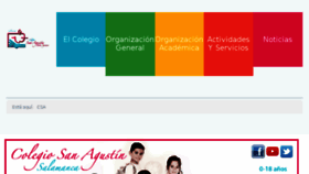 What Colegiosanagustin.com website looked like in 2017 (6 years ago)
