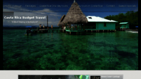 What Costaricabudgettravel.com website looked like in 2017 (7 years ago)