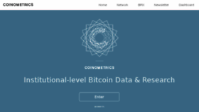 What Coinometrics.com website looked like in 2017 (6 years ago)