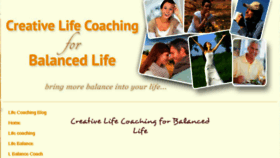 What Creative-life-coaching-for-balanced-life.com website looked like in 2017 (6 years ago)