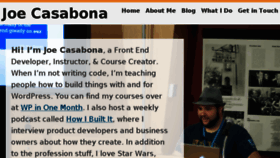 What Casabona.org website looked like in 2017 (6 years ago)