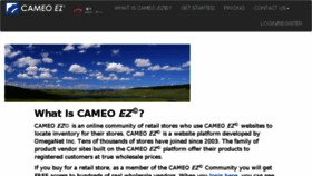 What Cameoez.com website looked like in 2017 (6 years ago)