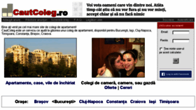What Cautcoleg.ro website looked like in 2017 (7 years ago)