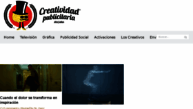 What Creatividadpublicitaria.net website looked like in 2017 (6 years ago)