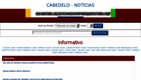 What Cabedelo.net website looked like in 2017 (6 years ago)