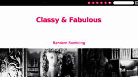 What Classandfab.com website looked like in 2017 (6 years ago)