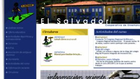 What Colegioelsalvador.coop website looked like in 2017 (6 years ago)