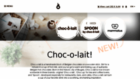 What Choc-o-lait.be website looked like in 2017 (6 years ago)