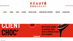 What Chocolatsrolandreaute.com website looked like in 2017 (6 years ago)