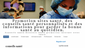 What Conseils-sante.odazs.com website looked like in 2017 (6 years ago)
