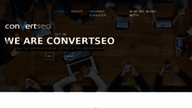 What Convertseo.com website looked like in 2017 (6 years ago)