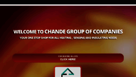 What Chande.in website looked like in 2017 (6 years ago)