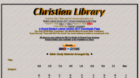 What Christianlibrary.org website looked like in 2017 (6 years ago)