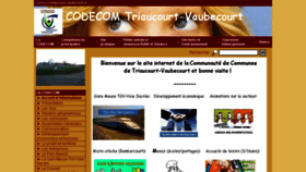 What Cc-triaucourt-vaubecourt.fr website looked like in 2017 (8 years ago)