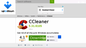 What Ccleaner.en.uptodown.com website looked like in 2017 (6 years ago)