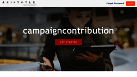 What Campaigncontribution.com website looked like in 2017 (6 years ago)