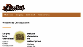 What Chocobux.com website looked like in 2017 (6 years ago)