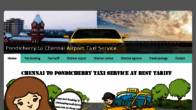 What Chennaitopondicherrytaxi.com website looked like in 2017 (6 years ago)