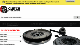 What Clutchstop.co.uk website looked like in 2017 (6 years ago)