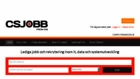 What Csjobb.idg.se website looked like in 2017 (6 years ago)