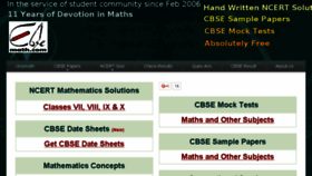 What Cbsemath.com website looked like in 2017 (6 years ago)