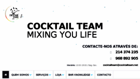 What Cocktailteam.net website looked like in 2017 (6 years ago)