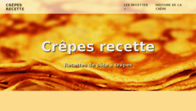 What Crepes-recette.com website looked like in 2017 (6 years ago)