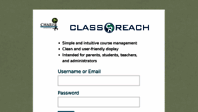 What Charisclassical.classreach.com website looked like in 2017 (6 years ago)