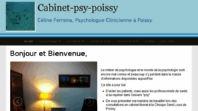 What Cabinet-psy-poissy.com website looked like in 2017 (6 years ago)