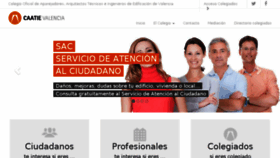 What Caatvalencia.es website looked like in 2017 (6 years ago)