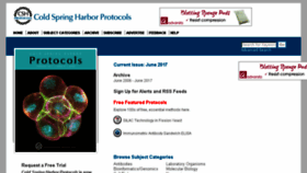 What Cshprotocols.org website looked like in 2017 (6 years ago)