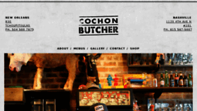What Cochonbutcher.com website looked like in 2017 (6 years ago)