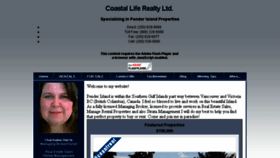 What Coastalliferealty.ca website looked like in 2017 (6 years ago)