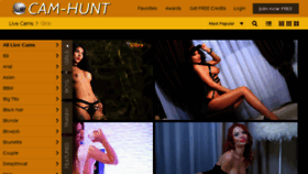 What Cam-hunt.com website looked like in 2017 (6 years ago)