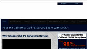 What Civilpesurveyreview.com website looked like in 2017 (6 years ago)
