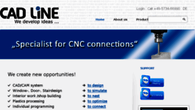 What Cadline.de website looked like in 2017 (6 years ago)