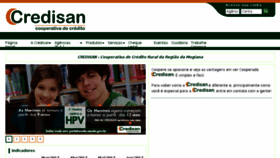 What Credisan.com.br website looked like in 2017 (6 years ago)